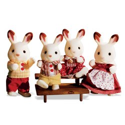 Childrens Toyshop  Toys : Calio Critters Hopscotch Rabbit Family