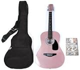 SX SG15 1/4 Pink MNP Guitar Package with Carry Bag and Instructional DVD
