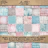 Tim Holtz Idea-ology 12x12 Scrapbooking Paper Stack: Vintage Shabby