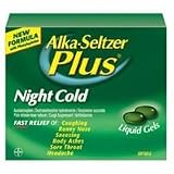 Alka-Seltzer Plus Night Time Cold Relief Liquid Gels - 12 Softgels