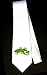 Party Decoration Necktie with animal, chameleon, camouflage, reptile, lizard
