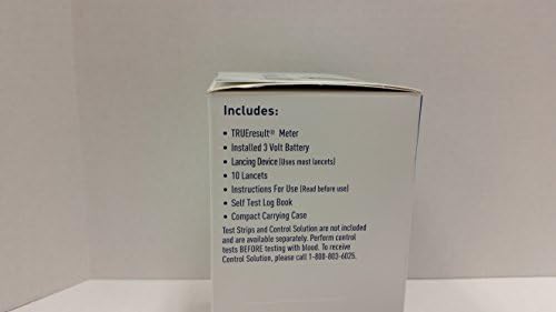 True Result Blood Glucose Meter By Premier Value