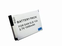 ABC Products ® replacement rechargeable Samsung Digimax SLB10A / SLB-10A Digital Camera Lithium Ion Battery for ES55, HZ10W, HZ10 W, iT100, iT 100, L100, L110, L200, L210, L310, L310 W, L310W, L313, M100, M110, M310W, M310 W, NV9, PL10, PL50, PL60, PL65, P800, P1000, P1200, SL102, SL202, SL310 W, SL310W, SL420, SL620, SL820, ST10, ST50, TL9, TL100, WB500, WB 500 etc