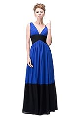 V-neck Chiffon Lace-Up Bandage Dress/Evening Dress/Prom Dress/Party Dress 