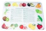 Tuftop Tempered Glass Kitchen Board, SmartTop Collection - Fruit  Veggie