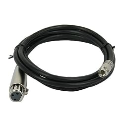 HDE&reg; 6FT XLR 3 Pin F to RCA M Cable