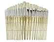 WOOD BRUSHES SET OF 24