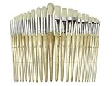 WOOD BRUSHES SET OF 24