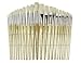 WOOD BRUSHES SET OF 24