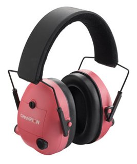 New Champion Traps and Targets Electronic Ear Muffs Pink Electronic Amplify Quiet Sounds Collapsible