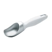Zyliss 71372 Metal Ice-Cream Scoop with Ergonomic Plastic Handle, White