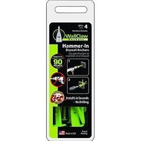 Wallclaw Anchors LLC PCK-WC4-YS Wallclaw Anchor [Misc.] [Misc.]