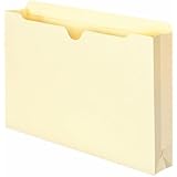 Smead File Jacket, Reinforced Tab, 2" Expansion, Legal Size, Manila, 50 per Box (76560)