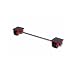 GKS F-3 Rear Stationary Standard Dolly Set for 3-Point Support, 6600lbs Capacity, 11" Length x 9" Width