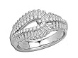 14K White Gold Diamond Ring - 0.69 Ct.