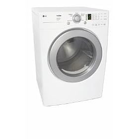 LG : DLE2516W 27in Electric Dryer with 7.0 cu. ft. Capacity, 5 Dry Programs