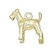 Airedale Terrier Dog Charm