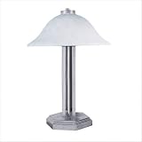 Bellevue Two Light Portable Finish: Brushed Stainless / Polished Nickel