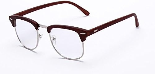 Brand Johnny Depp Wood Glasses Men Women Vintage Optical Eyeglasses Glasses Frame High Quality Oculos de Grau F15008Red