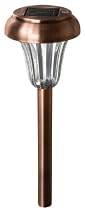 Big Sale Paradise GL23944PC24 Solar LED Mini Stainless Steel Outdoor Lights, Plated Copper, 24-Pack