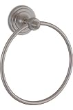 Durgans Towel Ring in Satin Nickel