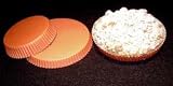Novacart Optima Baking Mold w/ Fluted Sides. Bottom Diameter: 3 1/2, Side Wall: 1 1/4, 900 molds per case