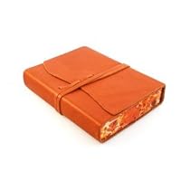 Cavallini Roma Lussa Leather Journal, 5x7 inch, Hand Made in Italy