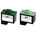 2 Pack No. 16 26 Remanufactured Ink for Lexmark X75 X1150 X1185 X1270 X2250 Z...