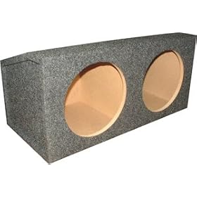 Q Logic 12D100SB 12 Inch Ready To Assemble Dual Subwoofer Enclosure Q-Logic 12D100SB 12-Inch Ready-To-Assemble Dual Subwoofer Enclosure