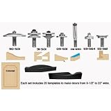 Buy 00-110D, 8-Piece Ogee Arched Door Colonial Template Router Bit System With FREE... by infinity Tools