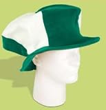 St. Patrick's Day Plush Green & White Felt Hat