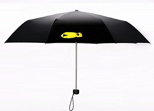 UNDME Ultralight Umbrella,Sun Parasol, Folding Travel Umbrella,Double Umbrella Cloth For Cooler,Classic Black