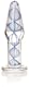 Don Wand Glass Pleasure Plug, Blue and White Helix