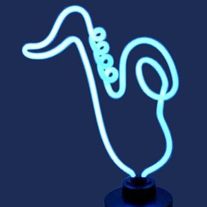 Saxophone Sculpture Neon Sign