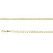 ITALY 14K GOLD CHAINS REGULAR - MARINER CONCAVE 065 - Width: 3.1mm - Length: 7