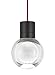 Tech Lighting 700TDMINAP11CRB-LED922 Mina - 7.6" 159.5W 11 LED 2200K Line-Voltage Suspension, Cord Color: Red, Choose Finish: BLK: Black