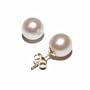 14k Yellow Gold Freshwater Cultured Pearl Stud Earrings (8-8.5mm)