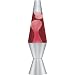 Lava Lite 2122 14.5-inch Classic Lava Lamp, White Wax/Dark Red Liquid/Silver Base