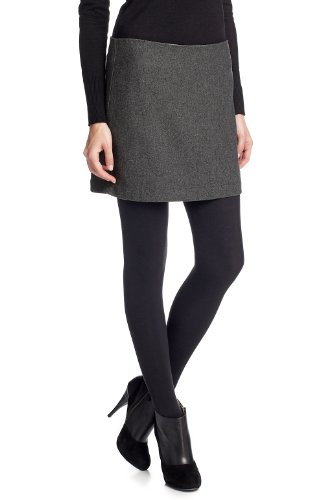 ESPRIT Damen Rock (mini) Y21212, Gr. 42, Grau (dark granit melange 093) Preisvergleich