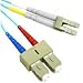 C2G / Cables to Go 21620 10 GB LC/SC Duplex 50/125 Multimode Fiber Patch Cable (6 Meters, Aqua)