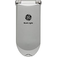 GE 17205 LED Book Light, Clip-On Battery Operated, Silver