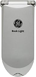 GE 17205 Clip-On Battery-Operated LED Book Light, Silver