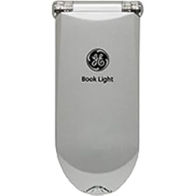 GE 17205 LED Book Light, Clip-On Battery Operated, Silver