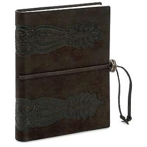 Brown Embossed Suede Journal - Just Like Edward's in Twilight