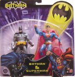 Mattel Batman & Superman 2 Pack Action Figures