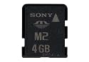 4GB Memory Stick Micro Media + M2 Duo Adaptor