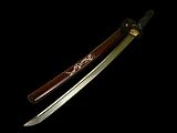 Fully Handforged Red Mother of Pearl Plum Blossom Samurai Katana Sword #317