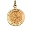 14K Yellow Gold St. John The Baptist Medal
