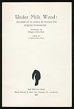 Under Milk Wood: account of an action to recover original manuscript: [transcript of the judgment of the High Court of Justice delivered by Mr Justice Plowman]