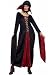 Vampiress Deluxe Fancy Dress Costume (adult size 10-12) - Velvet